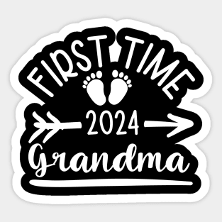 First Time Grandma 2024 Sticker